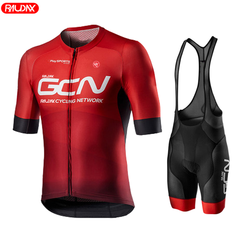 Cycling Community - 2026 Raudax Gcn เสื้อเจอร์ซีย์แขนสั้นฤดูร้อนระบายอากาศได้ดีชุดจักรยานเสือหมอบเสื้อจักรยานผู้ชายชุดปั่นจักรยานโรปา ซิคลิสโม่