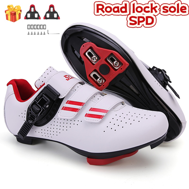 Cycling Shoes For Commute - รองเท้าปั่นจักรยานบนถนน SPD น้ำหนักเบาและทนทานต่อการสึกหรอ เหมาะสำหรับการเดินทางประจำวัน ปั่นจักรยานเสือภูเขา ออฟโรด