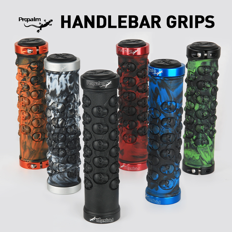 Bell Handlebar Ring - ปลอกแฮนด์จักรยานเสือภูเขา Propalm ปลอกแฮนด์กันลื่น ปลอกแฮนด์ยางพร้อมวงแหวนล็อคคู่อะลูมิเนียม