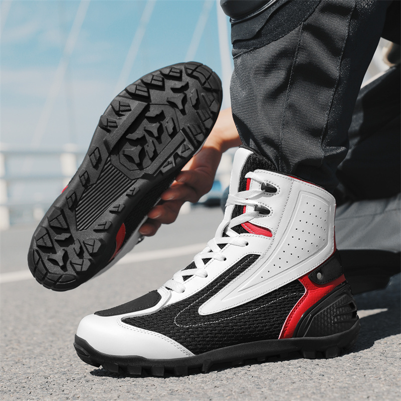 Cycling Shoes For Commute - รองเท้าปั่นจักรยาน รองเท้าบูทกันน้ำสำหรับขี่มอเตอร์ไซค์ รองเท้าสำหรับการเดินทางแบบออฟโรด รองเท้าแรลลี่ รองเท้าสำหรับการเดินทางด้วยมอเตอร์ไซค์ รองเท้าลำลองสำหรับกิจกรรมกลางแจ้ง