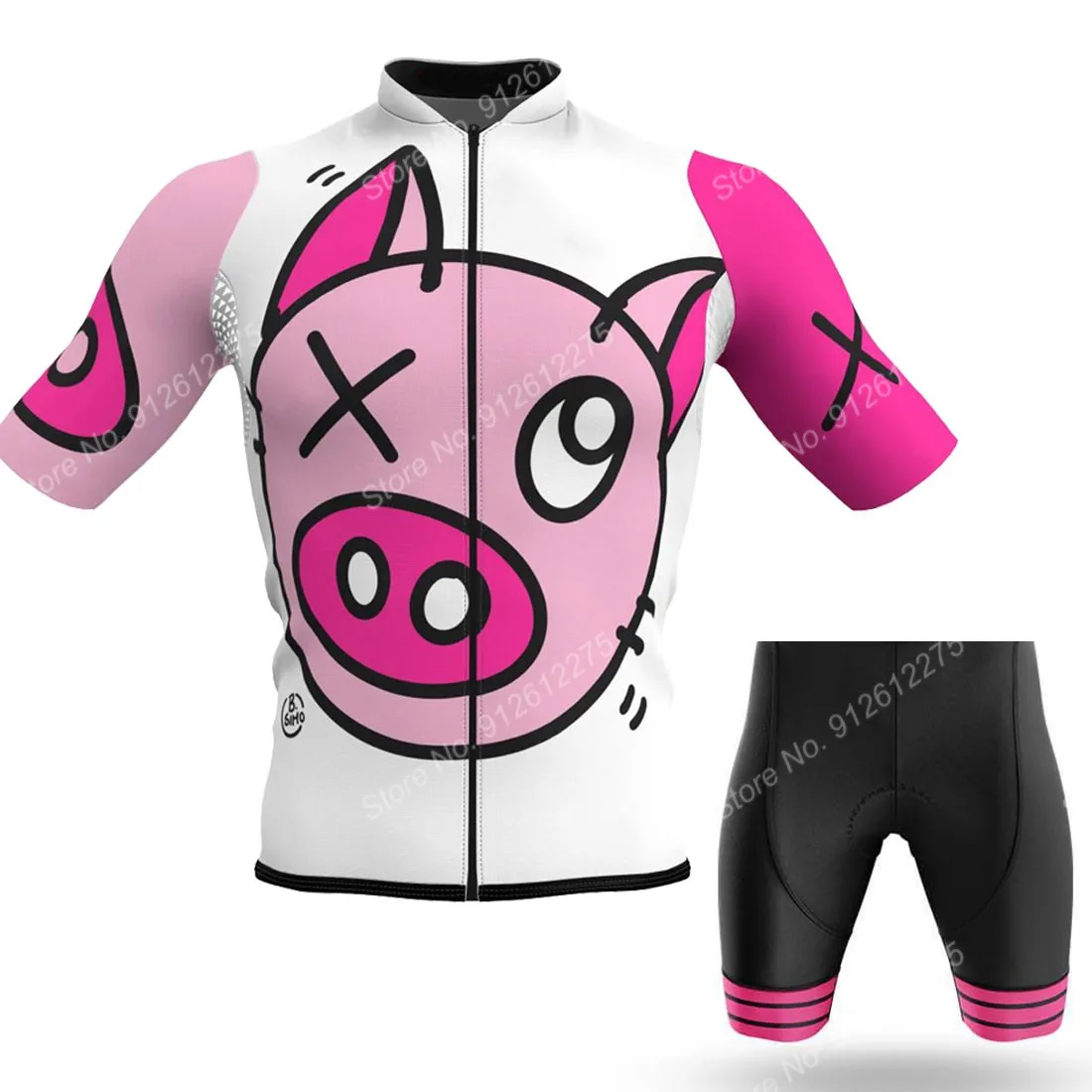 ชุด2023การ์ตูนหมูสำหรับผู้ชายเ - Cycling Commute Shorts บทวิจารณ์และราคา